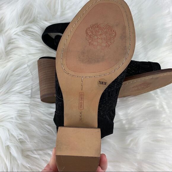 Vince Camuto Laser Cut Block Heels, 7.5 - Picture 5 of 6